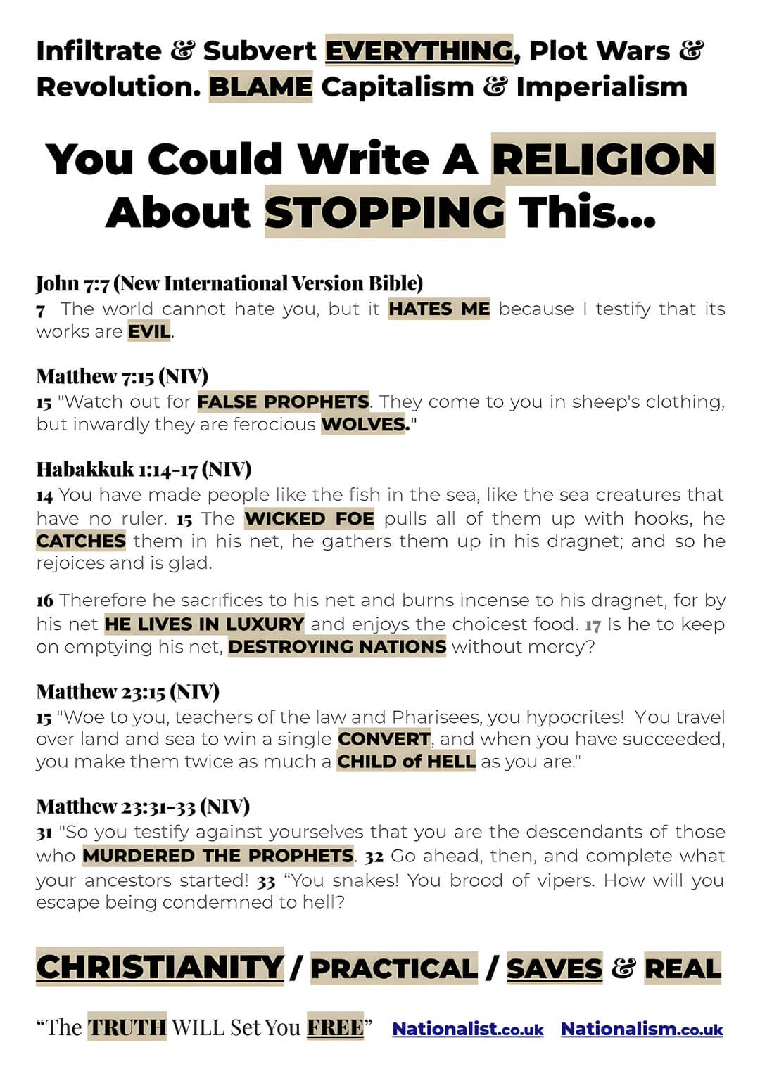 Nationalist Leaflet Nationalist Leaflet