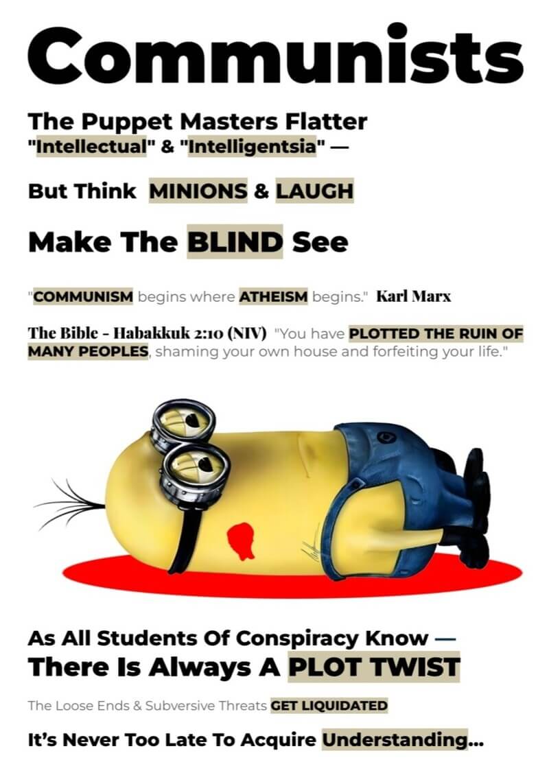 REFRESH PAGE ITEM UNLOADED— !!!CONTENT... Communists - The Puppet Masters Flatter —  'intellectual' & 'Intellegentsia' 